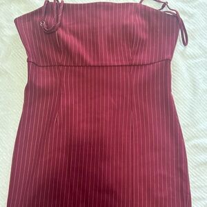 Forever 21 Burgundy Strapless Dress (fits like a M)